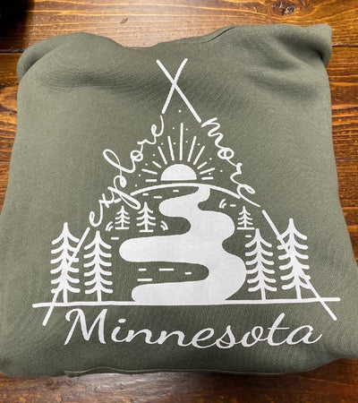 Explore More Minnesota Hoodie Sweatshirt