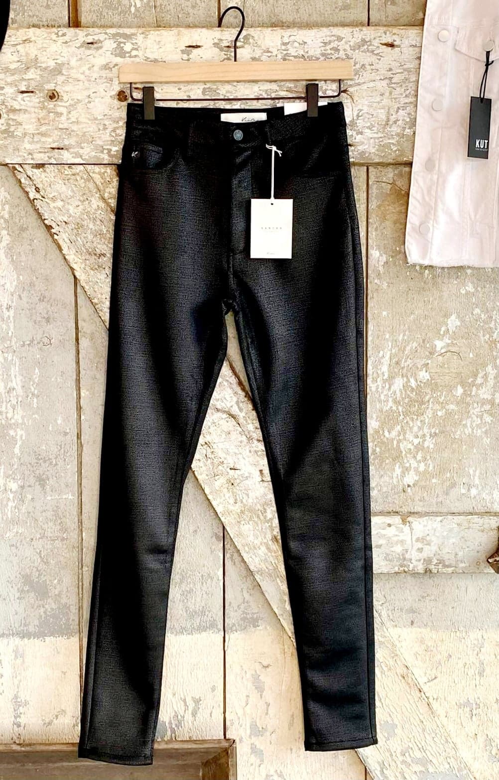 Carly Ultra High Rise Faux Leather Super Skinny Pants
