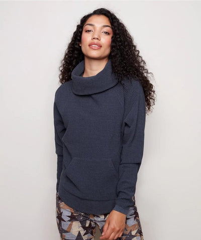 Charlie B Waffle Knit Top-Clearance Final Sale