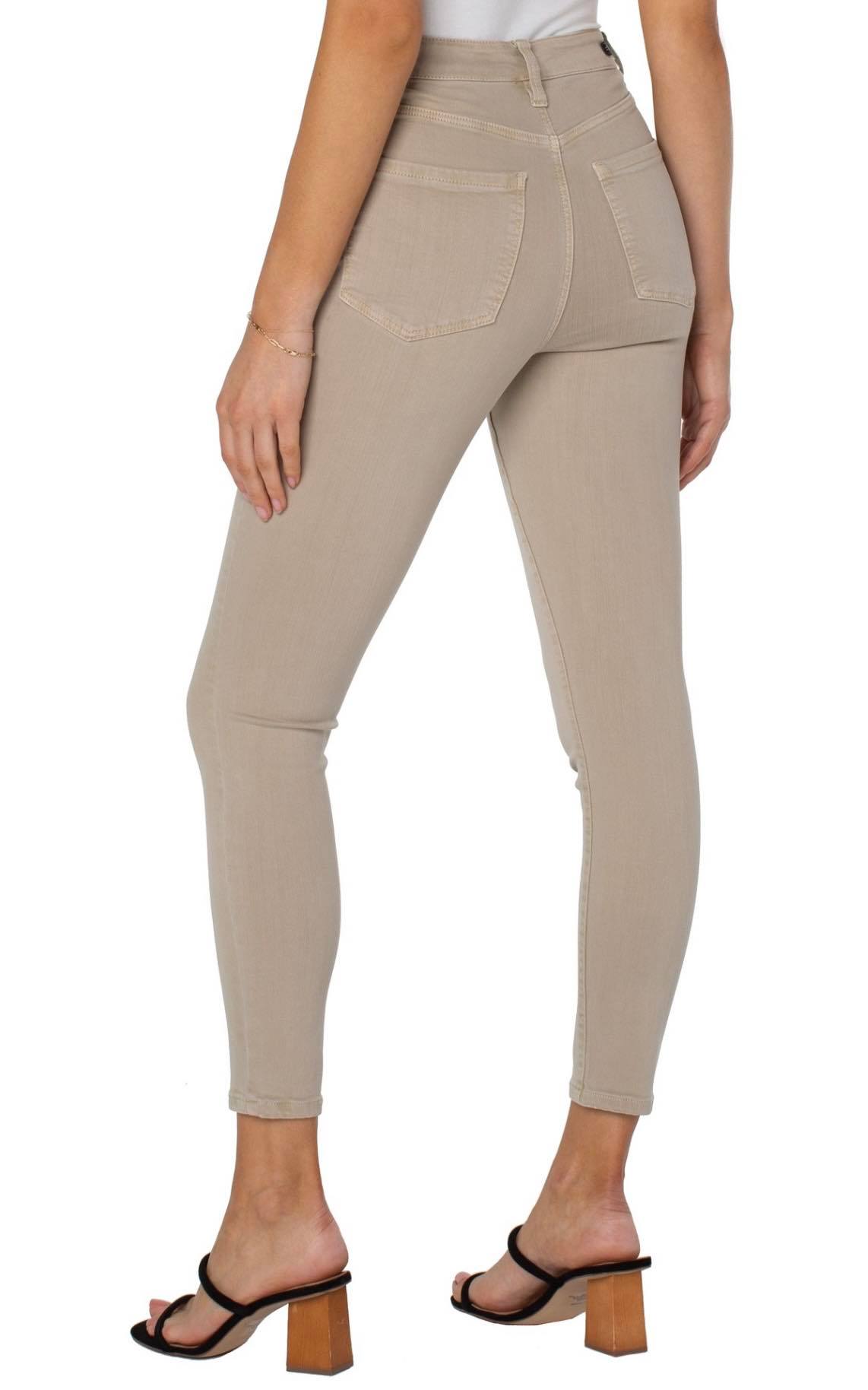 Liverpool Abby High Rise Ankle Skinny Chai Tan