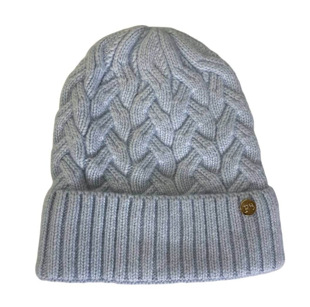 Satin Lined Cashmere Beanie Hat