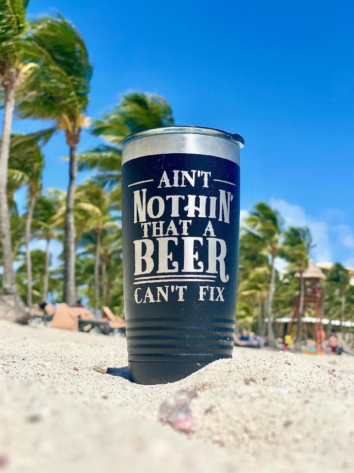 Ain't Nothing A Beer Can't Fix Stainless Steel Insulated Tumbler