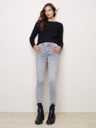 Charlie B Frayed Hem Denim Jeans- Clearance Final Sale