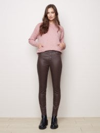 Charlie B Solid Wax Twill Pull On Pants -Clearance Final Sale