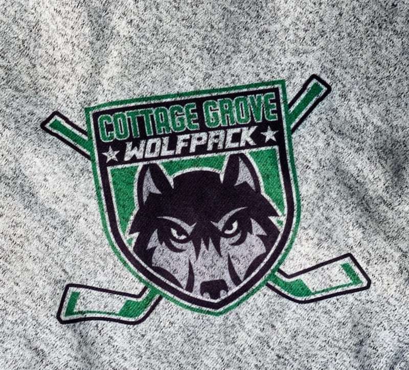 Cottage Grove Wolfpack Hockey Sweater Blanket